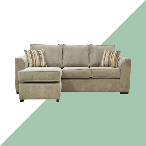 Hashtag Home Celis Reversible Corner Sofa Chaise & Reviews Wayfair.co.uk